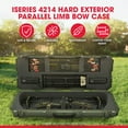 thumbnail image 2 of Open Box SKB Cases iSeries 4214 Hard Exterior Parallel Limb Bow Case, Green, 2 of 10