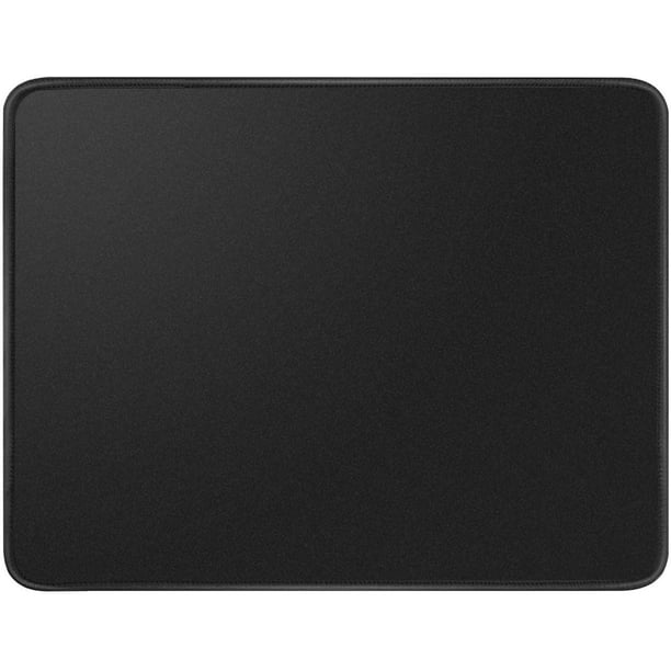 base de goma antideslizante, alfombrilla de ratón resistente al agua y con textura premium para ordenadores, portátiles, oficina y hogar, 10,2 x 8,3 pulgadas, 0.118 in, color negro