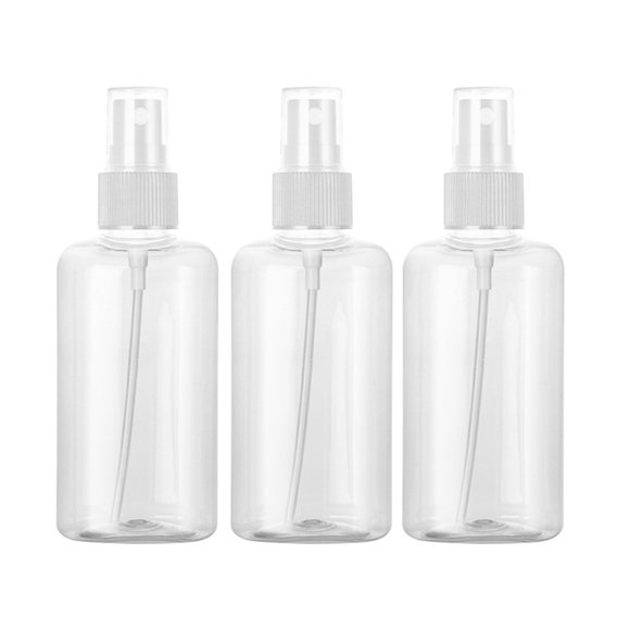 50ml/100ml 3Pcs/Set Spray Bottle Fine Mist Anti-Slip Bottom Reusable Spray Bottle Travel Refillable Container Cosmetic Supplies