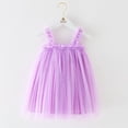 thumbnail image 1 of Vestido de malla con cuello halter para niñas de verano, vestido de malla para niñas, falda de princesa, enagua, 1 of 6