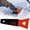 Orange, variant on FSAGAE Plastic Ice Scraper for Car Windshield Frost Removal Tool 7 Inch Ergonomic Ice Scraper for Winter Car Accessories Gray