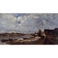 thumbnail image 3 of Antoine Guillemet 14x10 Black Modern Framed Museum Art Print Titled - The Quai De Bercy (1890), 3 of 5
