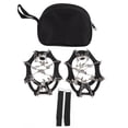 thumbnail image 1 of Un par de 19 dientes Crampones de hielo para escalada al aire libre Soldadura de acero inoxidable Zapato antideslizante Empuñaduras para nieve Tacos con puntas (XL 19 dientes) YUNYI BRAND Deportes, 1 of 8