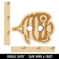 thumbnail image 2 of Butterfly Fish Wood Buttons for Crochet Knitting Sewing DIY Craft - 0.75 Inch Small (12pcs), 2 of 7