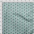 thumbnail image 3 of oneOone Cotton Poplin Fabric Leaves & Floral Block Decor Fabric Printed BTY 56 Inch Wide, 3 of 4