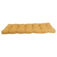 thumbnail image 3 of 60-inch by 19-inch Tufted Solid Microsuede Bench Cushion Yellow-Color, 3 of 3
