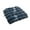 Blue #2, variant on Thick Soft Seat Cushion | 20x20in Non-Slip Chair Pad | Office & Student Chair Mat | Winter Warm & Summer Cool | Polyester Cover | White/Gray/Blue/Khaki