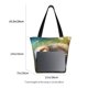 thumbnail image 3 of Fotbe Daisy Sleeping Sloth Bolsa de Playa con Estampado, Bolsa de Hombro, Bolsa de Mano Espaciosa, Bolsa de Viaje Ligera, Bolsa de Compras Versátil, 3 of 6