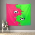 thumbnail image 2 of Splatoon Wall Tapestry Cartoon Poster Wall Hanging Tapestry for College Dorm Living Room Bedroom Decoration 60x80 Inch, 2 of 7