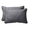 thumbnail image 1 of Pillow Perfect Décoratif Gris Texturé Solide Rectangle Lancer Coussin 2-Pack, 1 of 1