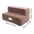 thumbnail image 2 of HINTRMENT Indoor Dark Grey Dog Ladder with Wear Resistant Material for Small and Elderly Pets, 2 of 6