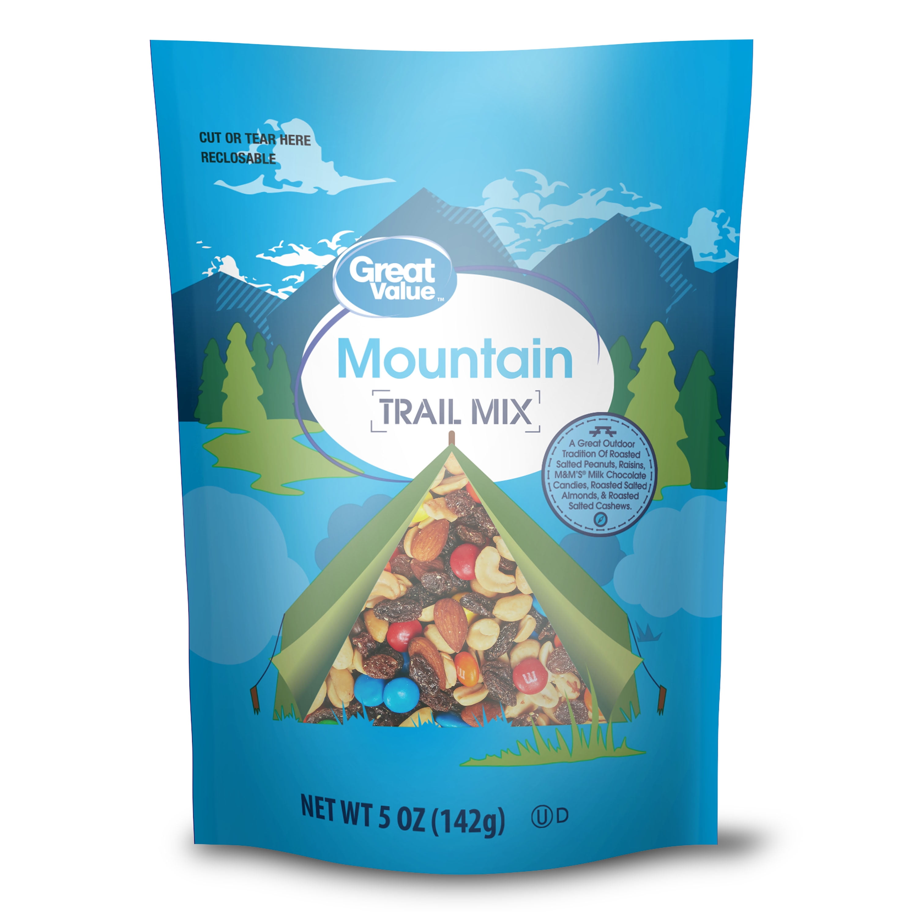 Great Value Mountain Trail Mix, 5 Oz, Bag