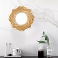 thumbnail image 2 of Espejo nórdico de sol, espejo de pared geométrico, espejo bohemio colgante con espejo redondo, decoración de pared para salón, apartamento y sala de estar., 2 of 5