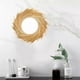 thumbnail image 2 of Espejo nórdico de sol, espejo de pared geométrico, espejo bohemio colgante con espejo redondo, decoración de pared para salón, apartamento y sala de estar., 2 of 5
