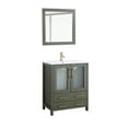 thumbnail image 5 of Vanity Art 30" Single Sink Freestanding Bathroom Vanity Set with Ceramic Top and Mirror, 5 of 9