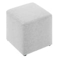 thumbnail image 4 of Ottoman Accent Chair, Grey Gray, Fabric, Living Kitchen Cafe Bistro Hospitality Restaurant, Modern Contemporary HB36569, 4 of 9