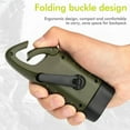 thumbnail image 6 of ZOUYUE Hand Crank Torch Solar Powered Flashlights, Rechargeable LED Handheld Flashlights Outdoor Emergency Lamp with Carabiner, 6 of 8