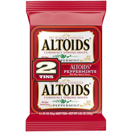 Altoids Peppermint Breath Mint Tins - 3.52 oz (Pack of 2)