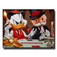 thumbnail image 1 of Pintura decorativa de lienzo de personaje clásico de Disney, cartel de Arte de estrella de película de dibujos animados del Pato Donald, decoración de pared moderna para el hogar, Mural, 1 of 4