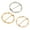 3pcs, variant on Xinwanna 1 Pc Women Scarf Ring Zinc Alloy Shirt Clips Twist Tee Knot Ring T-Shirt Ties Dress Clips Clothing Tightening Clip for Shirt Scarf Dress (Rose Gold)