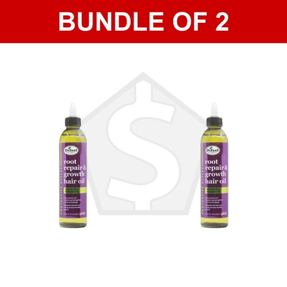 Bundle of 2 - Difeel(Sunflower) Root Repair & Growth Hair Oil (8oz)