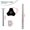 500mm(20inch), variant on Bolts T-Track Rails Set 400mm Aluminum Rail Carpentry Supplies Fixing Tools Machine Metalworking Plastic Handle