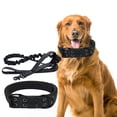 thumbnail image 4 of Soft Dog Collar - Adjustable Comfortable Wear-resistant - Quick-detachable Tactical Dog Collar Leash Set - Outdoor Dog Gear, 4 of 8