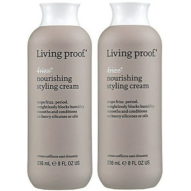 Living Proof No Frizz Nourishing Styling Cream 8 Oz By Living Proof Set Of 2 Walmart Com Walmart Com