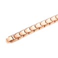 thumbnail image 3 of Elegante brazalete de material acero inoxidable hecho de oro and rosa, brazalete 8.66 "/ 7.48" 21.5cm Yinane Pulsera de acero inoxidable, 3 of 8