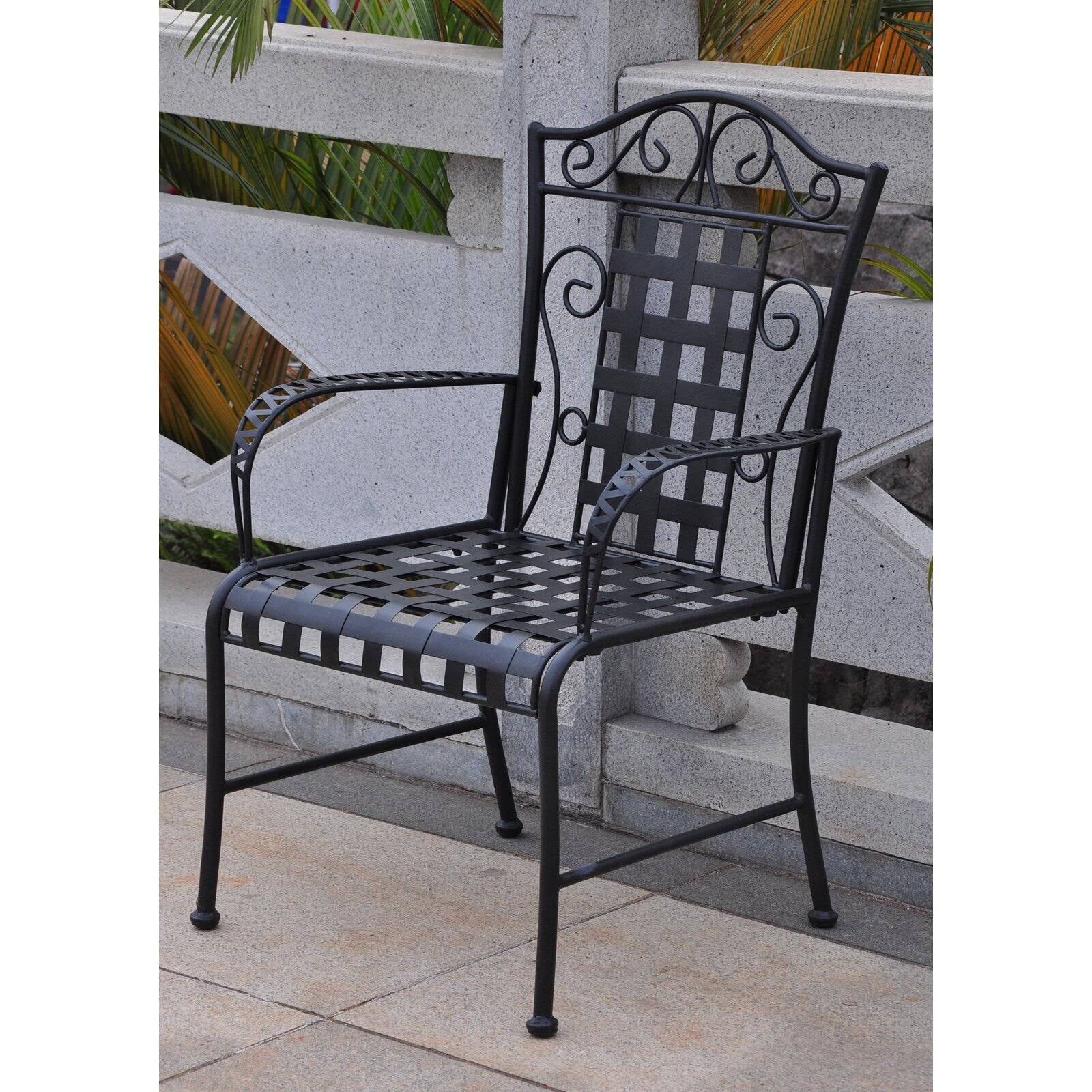 Wrought iron patio chairs walmart new arrivals
