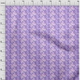 thumbnail image 4 of oneOone Silk Tabby Violet Fabric Floral Diy Clothing Quilting Fabric Print Fabric By Yard 42 Inch Wide, 4 of 4