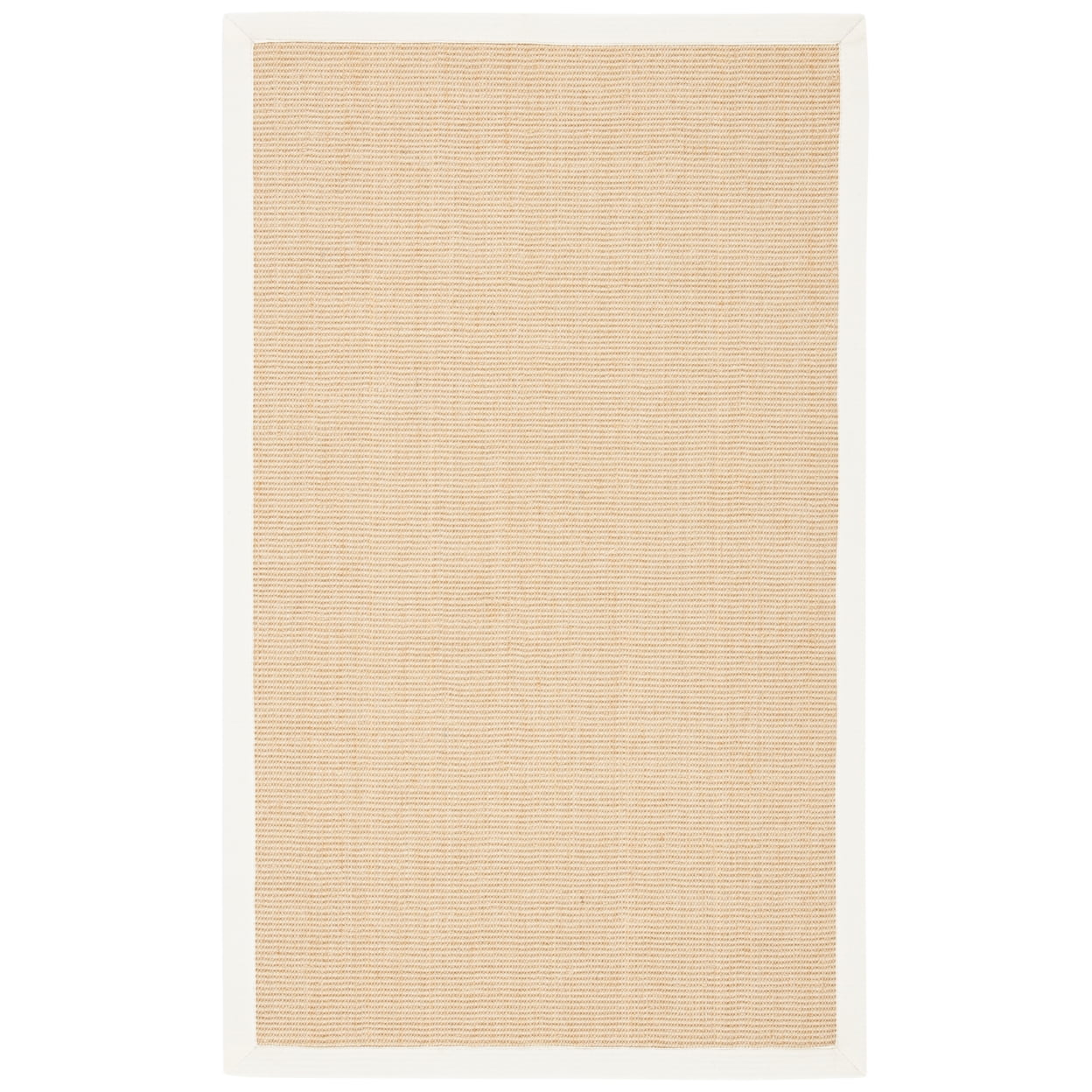 SAFAVIEH Natural Fiber Forrester Border Sisal Area Rug, Maize/Wheat, 8' x 10'