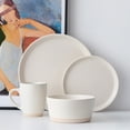 thumbnail image 2 of Stone + Lain Jules Stoneware Collection Dinnerware Set, 32-Piece Service for 8, White, 2 of 6