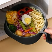 YIMWNYI Microwave Ramen Bowl Set, 6-Piece Portable Ramen Cooker with Lid, Strainer, Handle, and Dishwasher Safe, Perfect for Quick Meals, Noodles, Pasta, Oatmeal, and More