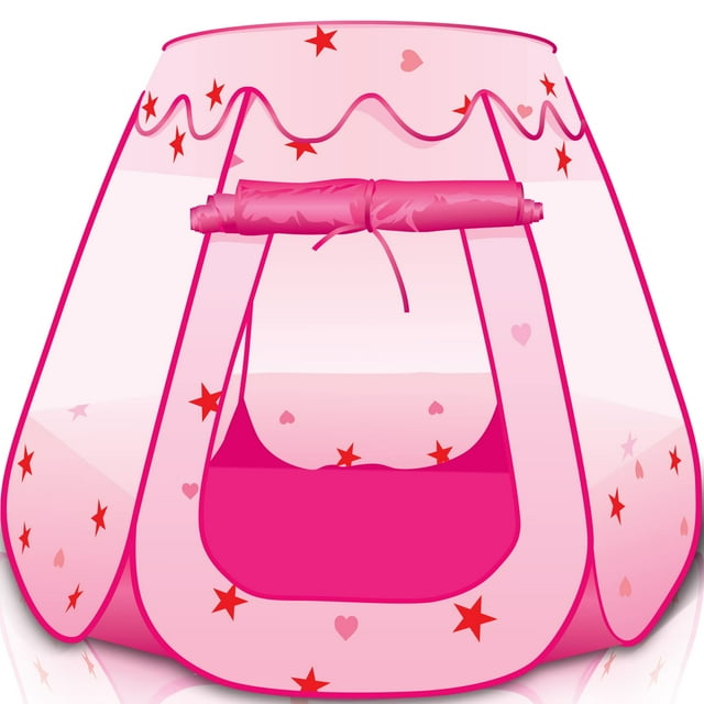 Tienda de campaña plegable Princess ArtCreativity para niños con bolsa de transporte de 3 a 4 años
