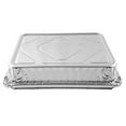 thumbnail image 6 of Pactogo 1 1/2 lb. Oblong Shallow Aluminum Foil Take-Out Pan with Clear Dome Lid Disposable Containers 8.44" x 5.94" x 1.25" (Pack of 25 Sets), 6 of 6