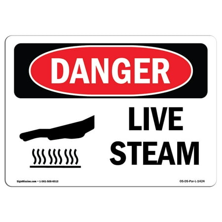 OSHA Danger Sign - Live Steam 5