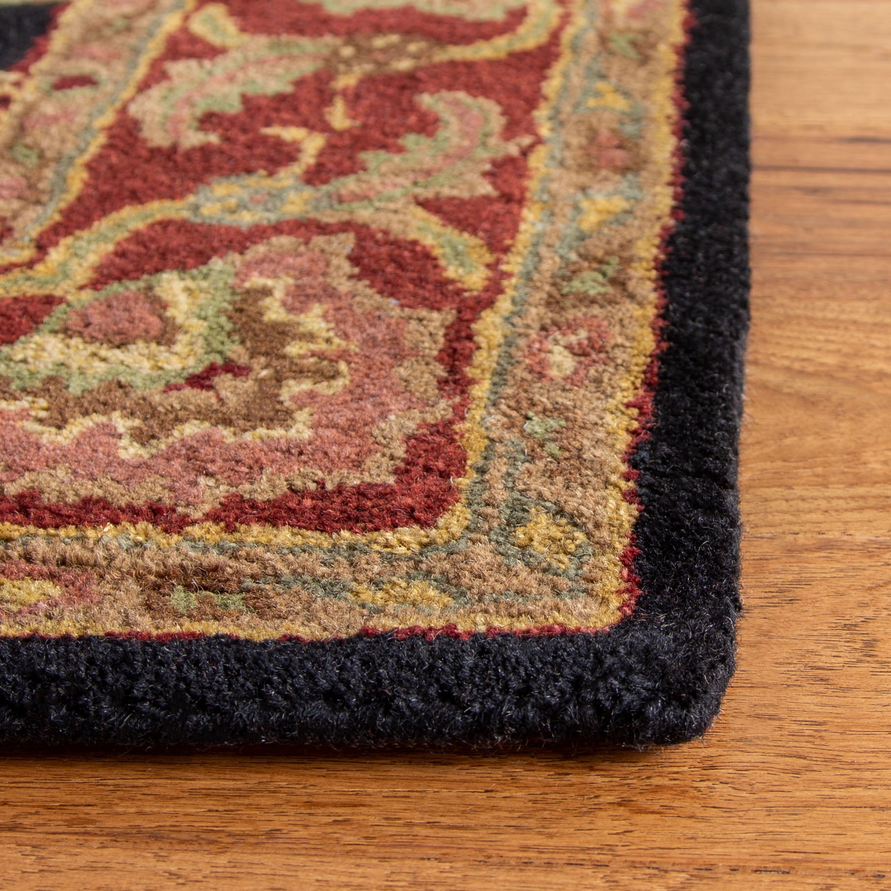 SAFAVIEH Classic Fredrick Oriental Wool Area Rug, Navy/Red, 4' x 6'