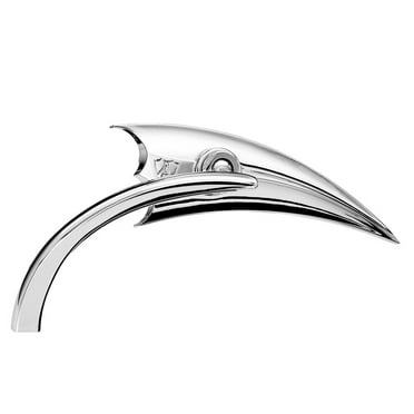 Arlen Ness Micro Triangle Scoop Chrome Left Mirror (13-060)