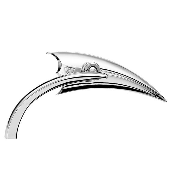 Arlen Ness Micro Triangle Scoop Chrome Left Mirror (13-060)