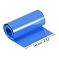 thumbnail image 2 of Tuberías termocontraíbles Unique Bargains de 110 mm de ancho plano para capa dual 18650 de 2 metros en color azul, 2 of 4