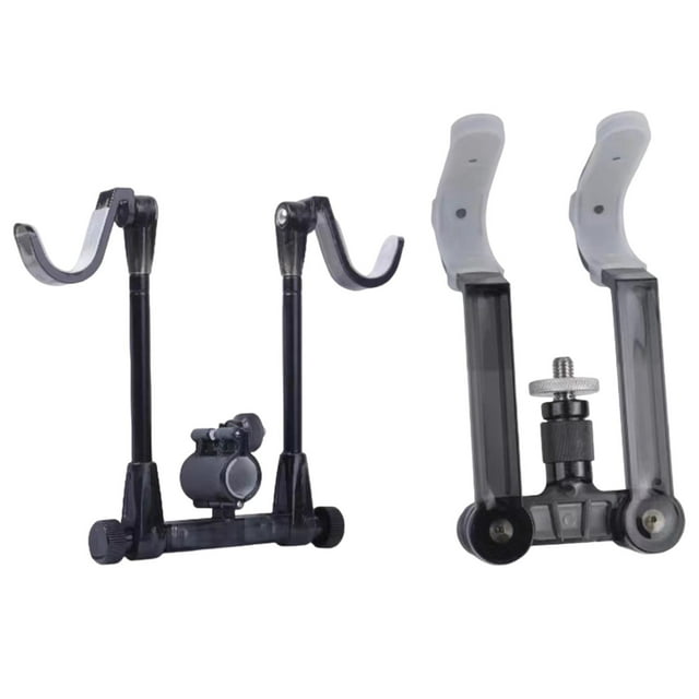 Soporte para cañas de pescar Sunnimix Negro doble 1 juego