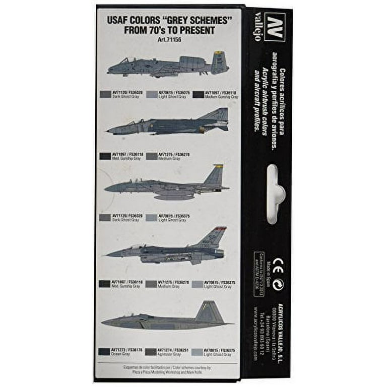 Vallejo : Air War USAF Colours “Grey Schemes” from 70's to Present… –  Genessis Models