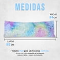 thumbnail image 3 of Almohada Cojín Abrazable Pelo Largo Suave Decorativo Colores Unicornio, 3 of 6