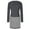 Gray, variant on Womens Work Clothes Business Casual,Women'S Fashion Houndstooth Stitching Long Sleeve V-Neck Dress Trendy 2023