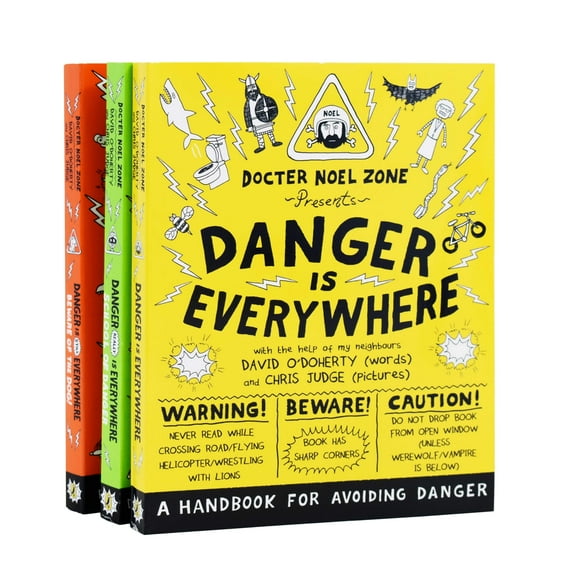 Danger is Everywhere Series 3 Books Set by David O'Doherty - Ages 8-14 - Paperback