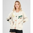thumbnail image 4 of Women'S Cable Knit Long Sleeve Open Front Cardigan Sheep V-Neck Button Down Sweater Coat Outwear Color XS, 4 of 7