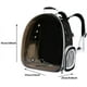 thumbnail image 2 of Mochila transportadora para gatos, mochila para mascotas con burbujas, transpirable, aprobada por aerolíneas, espacio pequeño para viajes, senderismo y caminatas al aire libre, 2 of 5