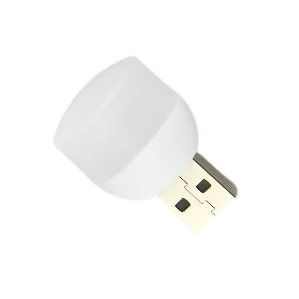 Bewildely Lámpara de lectura de luz nocturna Linterna USB Mano de obra fina Conveniencia para computadora portátil Mini banco de energía Iluminación y accesorios Cálido
