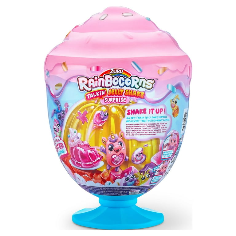 Zuru Rainbocorns Talkin' Jelly Shake Surprise Electronic Plush Egg